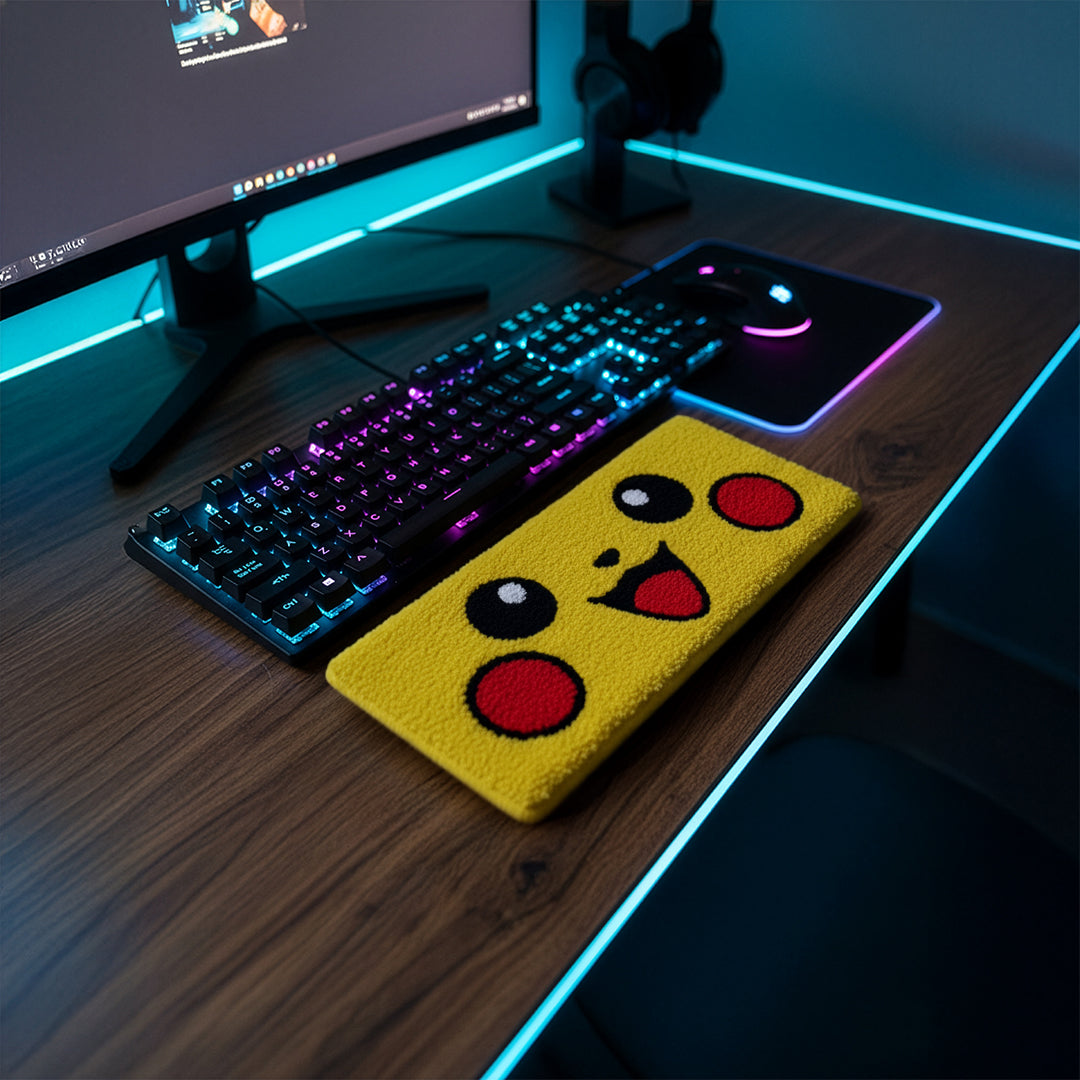 Pikachu Keyboard Rug