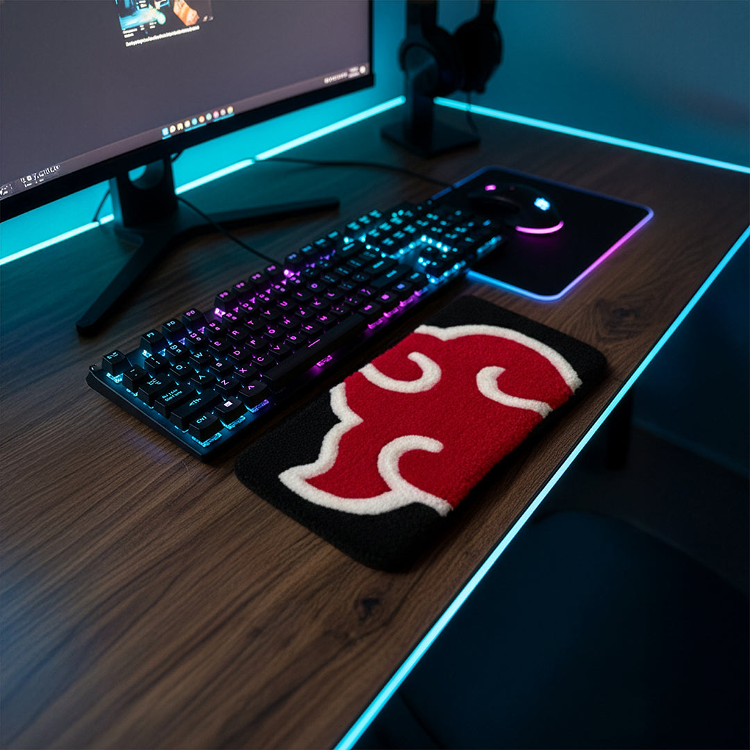 Akatsuki Cloud Keyboard Rug