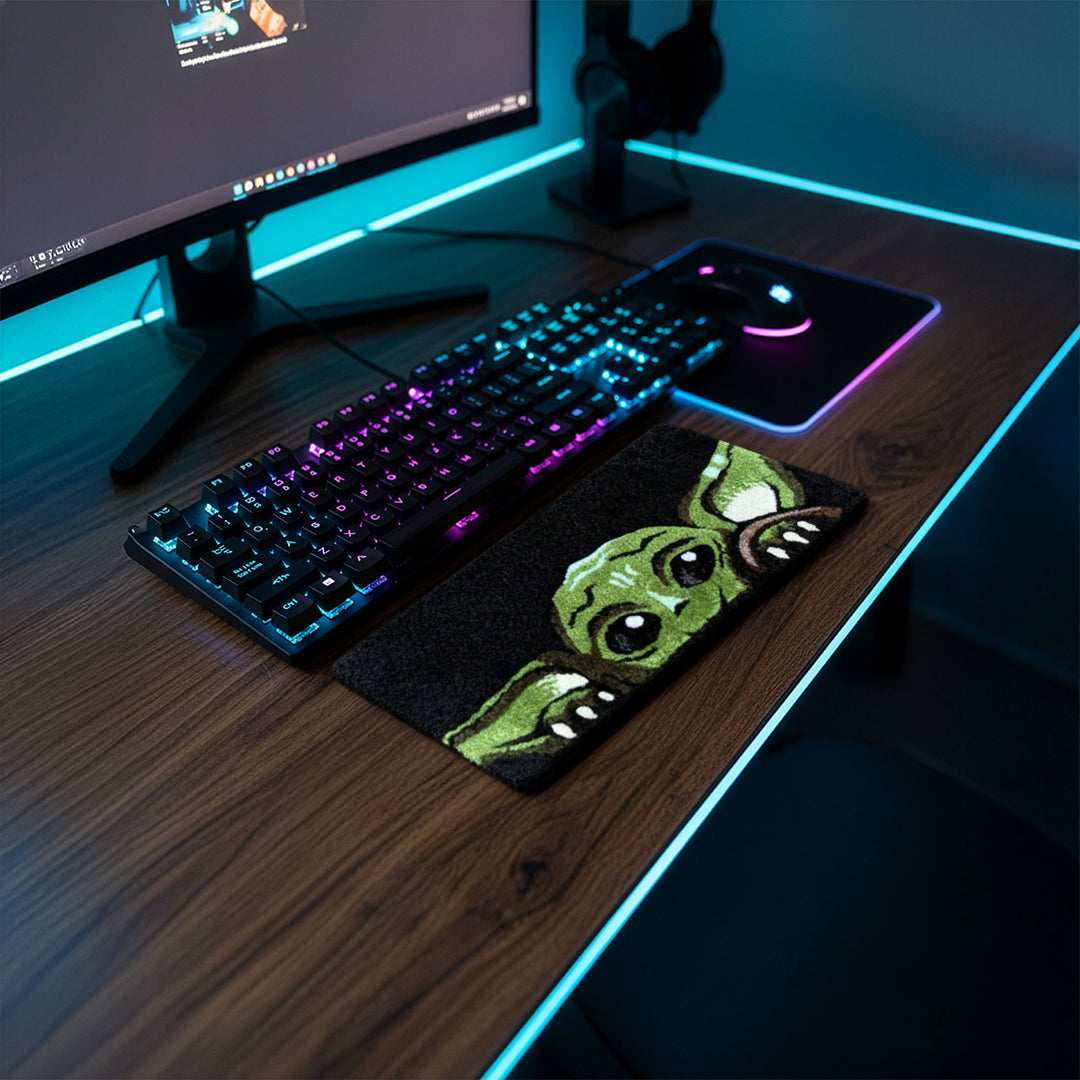 Baby Yoda Keyboard Rug