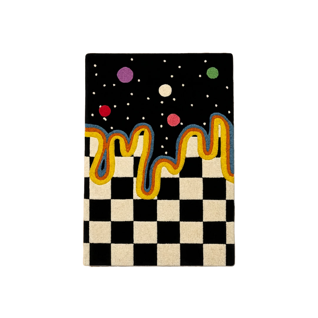 Space Check Rug - Cozy Cult®